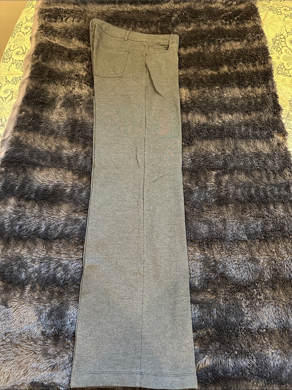 Women's Wide-Leg Athleta Knit Pants in Heathered dark Gray